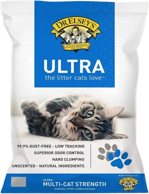 Dr. Elsey’s Ultra Unscented clumping cat litter 40-lb bag