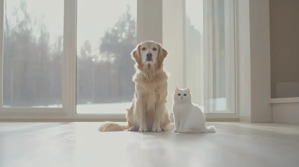 Trusted pet care guides for cats and dogs in a calm home setting