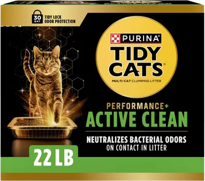 Tidy Cats Free & Clean unscented clumping cat litter package